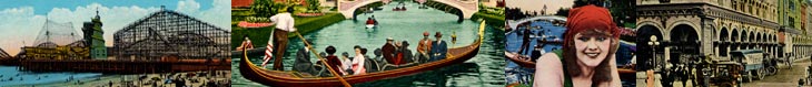 Collage of Venice vintage photos